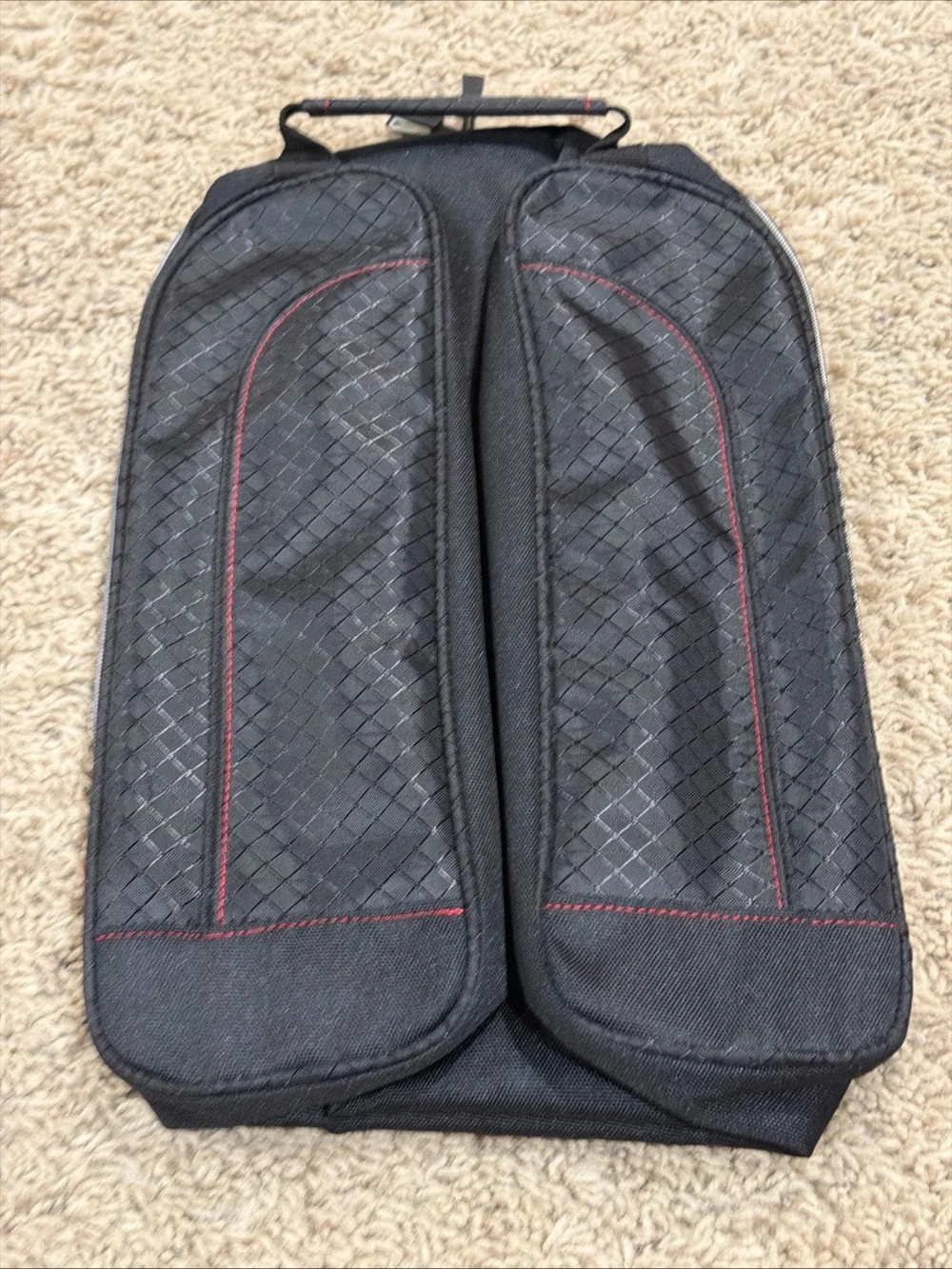 Taylor Made Golf Shoe Travel Bag Bella Vista Village Black Excellent Condition
